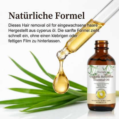 Cyperus Rotundus Oil Zur Haarentfernung, Cyperus Rotundus Öl Reduziert Eingewachsene Haare Nach Der Rasur, Natürliches Körper & Gesicht Hair Removal Cyperus Oil, Leichtes & Sanfte Körperpflege, 2PCS